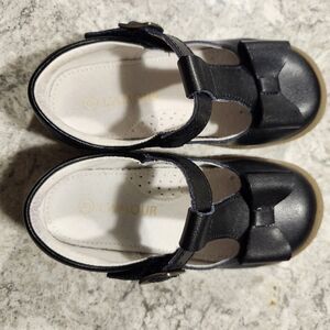 L'Amour black toddler dress shoe